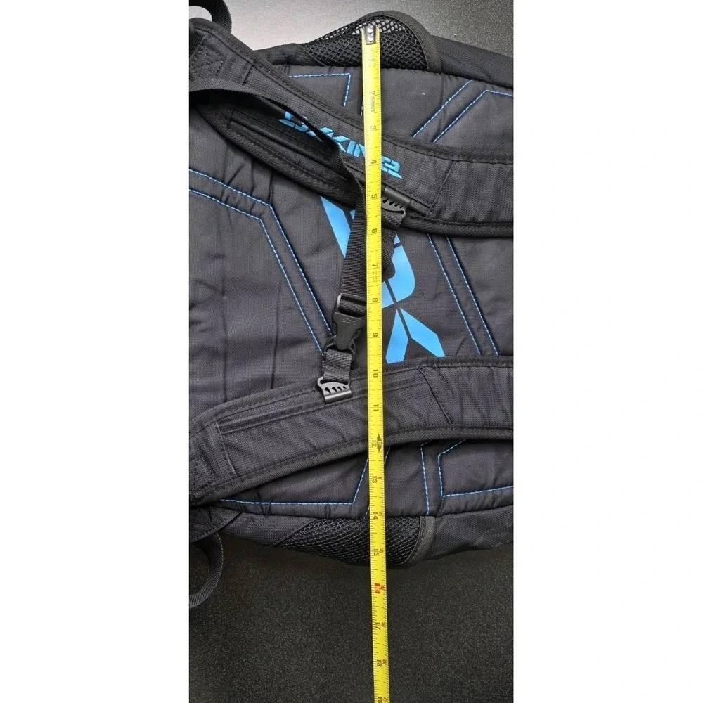 Dakine Campus 33L Backpack Black Blue Multi Pocket Zip Laptop Padding School